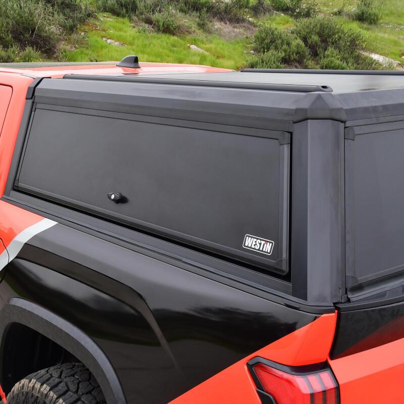 WES EXP Truck Caps - Westin EXP Truck Cap COMPLETE KIT A + B (22-25 Toyota Tundra CC 5.5ft. Bed) - Black