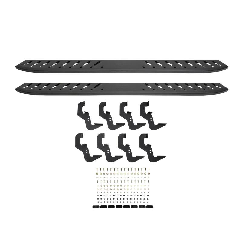 WES Running Boards - Thrasher - Westin 2019 Chevrolet Silverado/Sierra 1500 Crew Cab Thrasher Running Boards - Textured Black