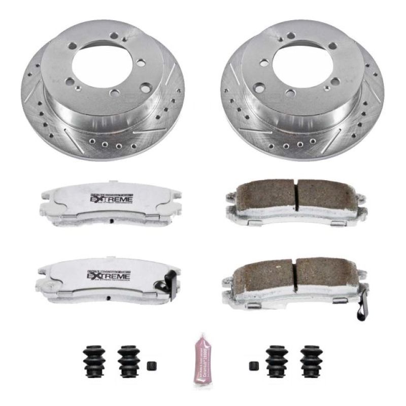 PSB Z26 Street Warrior Kit - Power Stop 95-05 Chrysler Sebring Rear Z26 Street Warrior Brake Kit