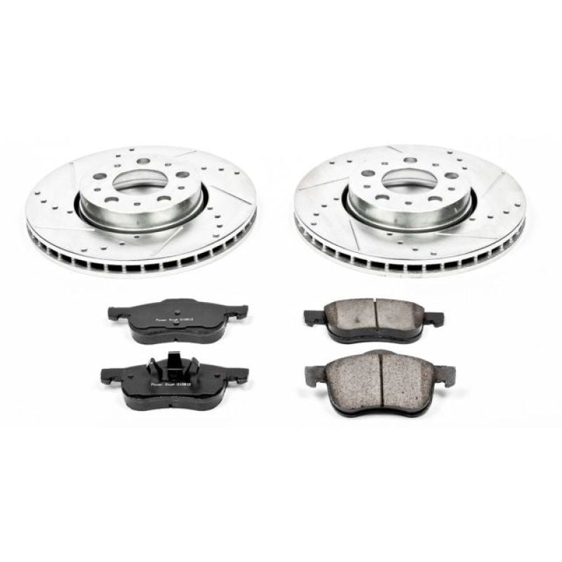 PSB Z23 Evolution Kit - Power Stop 01-07 Volvo S60 Front Z23 Evolution Sport Brake Kit