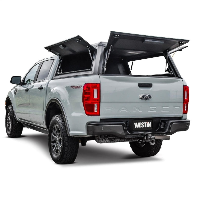 WES EXP Truck Caps - Westin EXP Truck Cap COMPLETE KIT A + BS (19-23 Ford Ranger CC 5ft. Bed) - Black