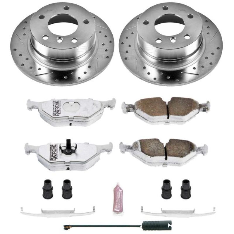 PSB Z26 Street Warrior Kit - Power Stop 95-99 BMW 318ti Rear Z26 Street Warrior Brake Kit