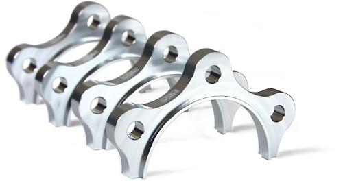 BX Half Shaft Spacers - BLOX Honda S2000 Racing Half Shaft Spacers-Silver (Recommended for vehicles lowered 1.25in or more)