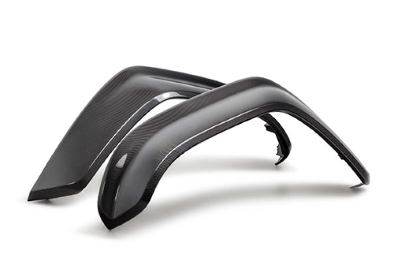 FR Fender Covers - Ford Racing 22-24 Ford Bronco Raptor Carbon Fiber Front Fender Flare Set - Gloss Finish