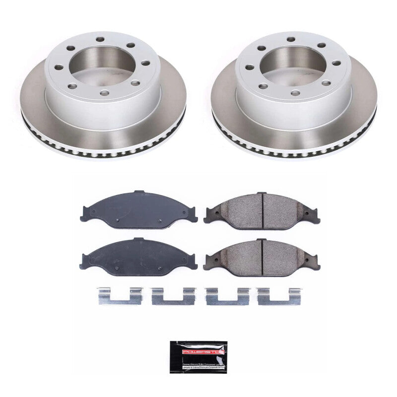 PSB Semi-Coated Rotor Kits - Power Stop 99-04 Ford Mustang Front Semi-Coated Rotor Kit