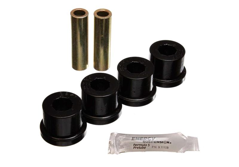 ES Cntrl Arm Bushings - Black - Energy Suspension 86-91 Mazda RX7 Black Rear Control Arm Bushing Set