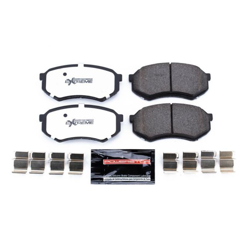 PSB Z36 Truck & Tow Brake Pads - Power Stop 88-91 Mazda 929 Front Z36 Truck & Tow Brake Pads w/Hardware