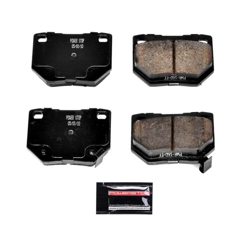 PSB Z23 Evolution Brake Pads - Power Stop 90-96 Nissan 300ZX Rear Z23 Evolution Sport Brake Pads w/Hardware