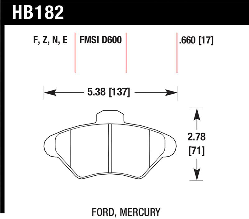 HAWK Ceramic Brake Pad Sets - Hawk Performance Ceramic Street Brake Pads