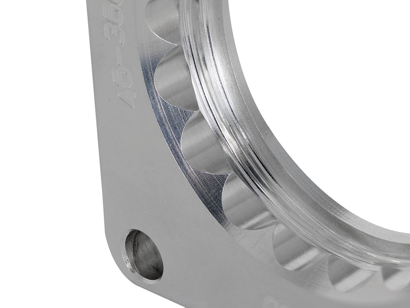 AFE Silver Bullet TBS - aFe 01-16 Nissan Patrol (Y61) L6-4.8L Silver Bullet Throttle Body Spacer