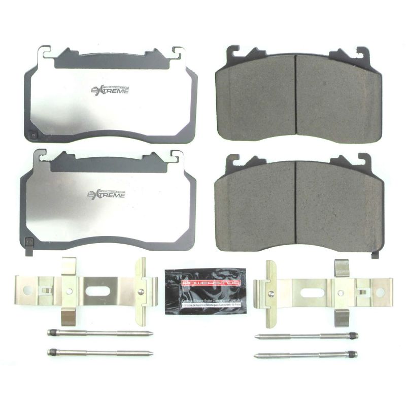 PSB Z26 Extreme Brake Pads - Power Stop 2020 Ford Mustang Front Z26 Extreme Street Brake Pads w/Hardware