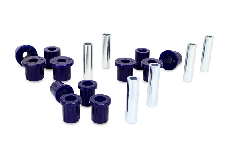 SPR Bushings - Leaf Spring - SuperPro 09-14 Ford F-150 Rear Leaf Spring & Shackle Bushing Kit