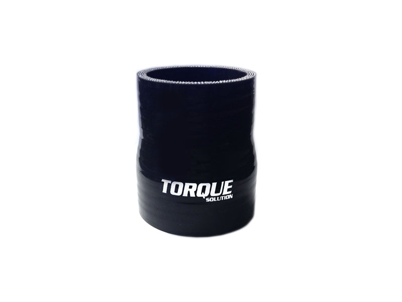 TQS Silicone Couplers - Black - Torque Solution Transition Silicone Coupler: 2 inch to 2.25 inch Black Universal