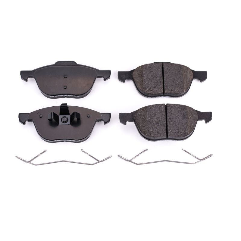 PSB Z17 Evolution Brake Pads - Power Stop 13-18 Ford C-Max Front Z17 Evolution Ceramic Brake Pads w/Hardware