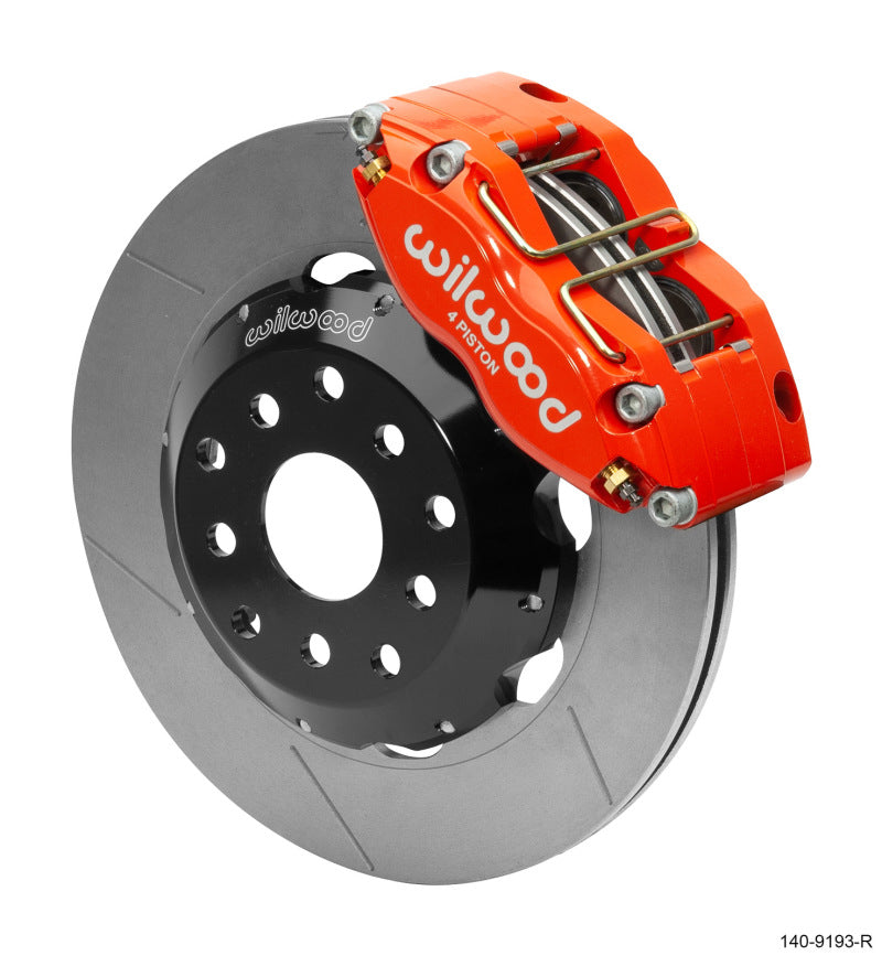 WIL Dynapro Brake Kit - Wilwood Dynapro Radial Front Kit 12.00in Red Subaru Impreza WRX (*Line Kit Needed*)