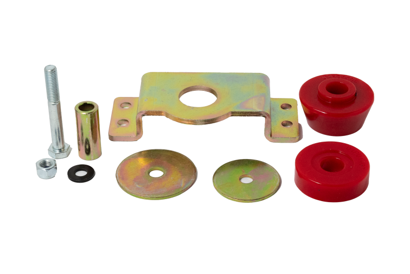 ES Trans Mounts - Red - Energy Suspension 07-21 Toyota Tundra 5.7L RWD Transmission Mount Adapter Set - Red