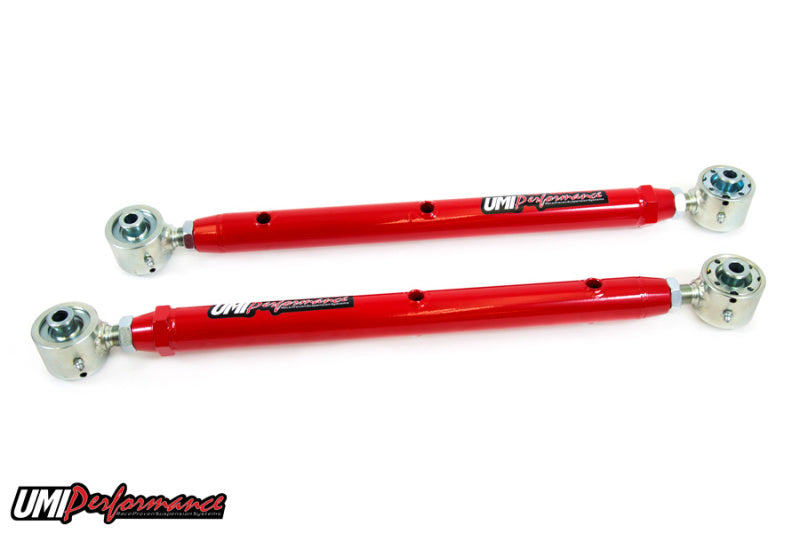 UMI Lower Control Arms - UMI Performance 78-88 G-Body Double Adjustable Control Arms- w/ Roto-Joints