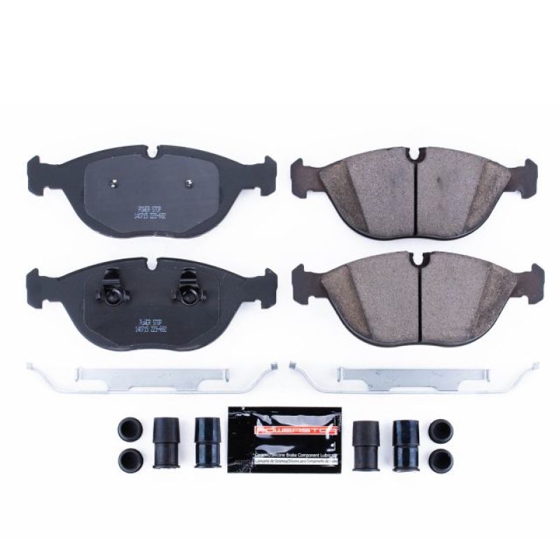 PSB Z23 Evolution Brake Pads - Power Stop 04-06 Audi TT Quattro Front Z23 Evolution Sport Brake Pads w/Hardware