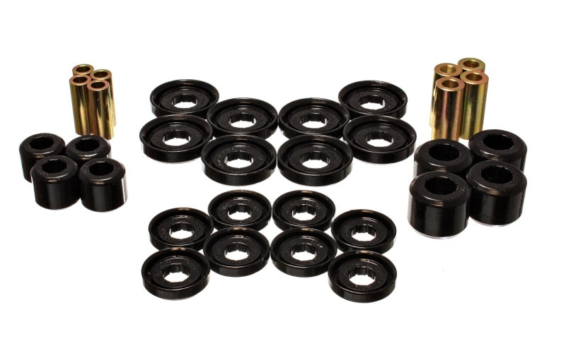 ES Cntrl Arm Bushings - Black - Energy Suspension Front Control Arm Bushing Set - Black