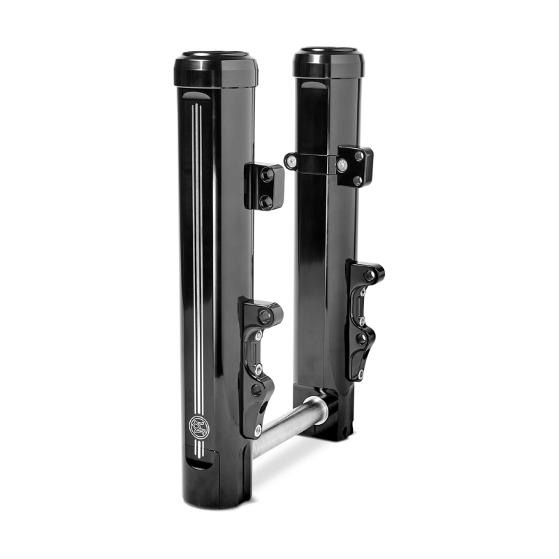 PFM Fork Legs - Performance Machine Dyna and M8 Softail Lower Leg Assembly 49mm - Contrast Cut