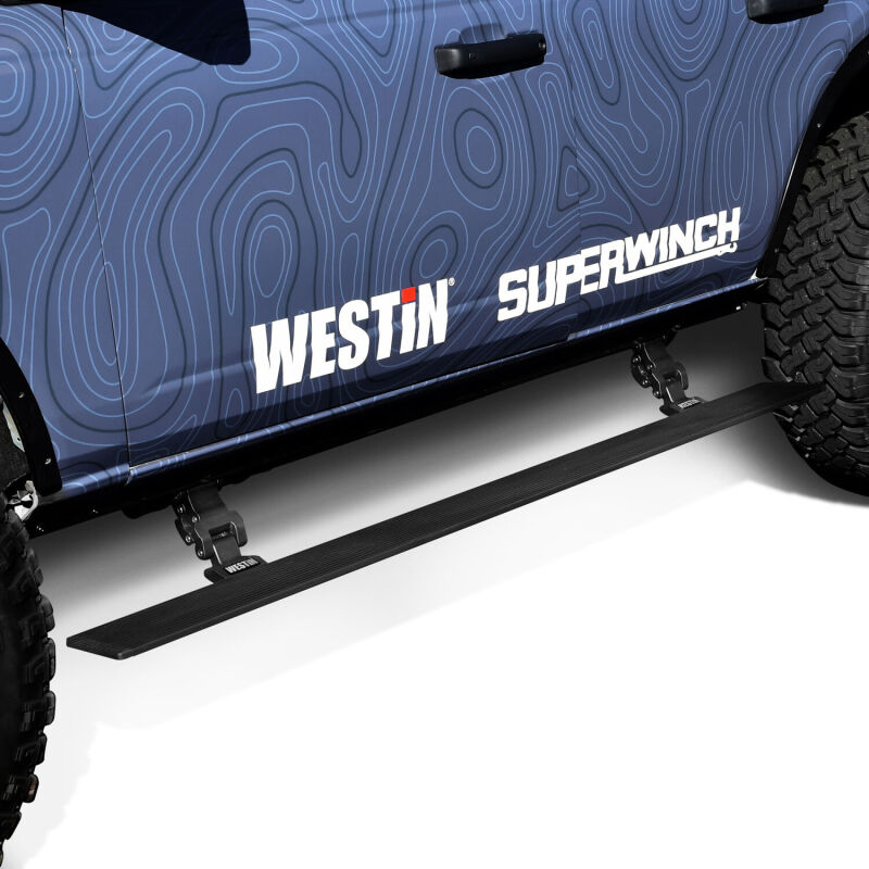 WES Running Boards - Pro-e - Westin 21-23 Ford Bronco 4dr (Excl. Bronco Sport) Pro-e Running Boards - Tex. Blk