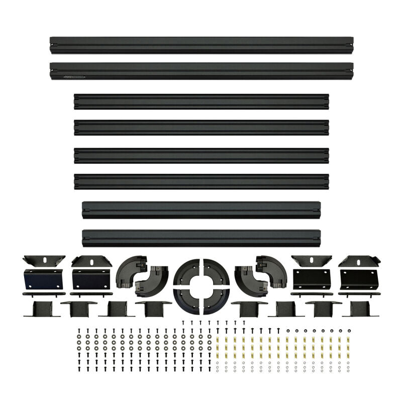WES EXP Truck Caps - Westin EXP Roof Rack for Mid Size EXP Truck Cap (RACK ONLY - NO CAP) 45x55in. - Tex. Blk