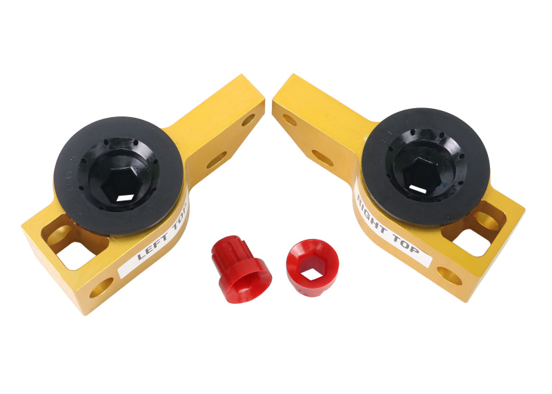 WL Anti-Lift Kits - Whiteline VAG MK4/MK5 Front Lower control arm anti-dive caster kit