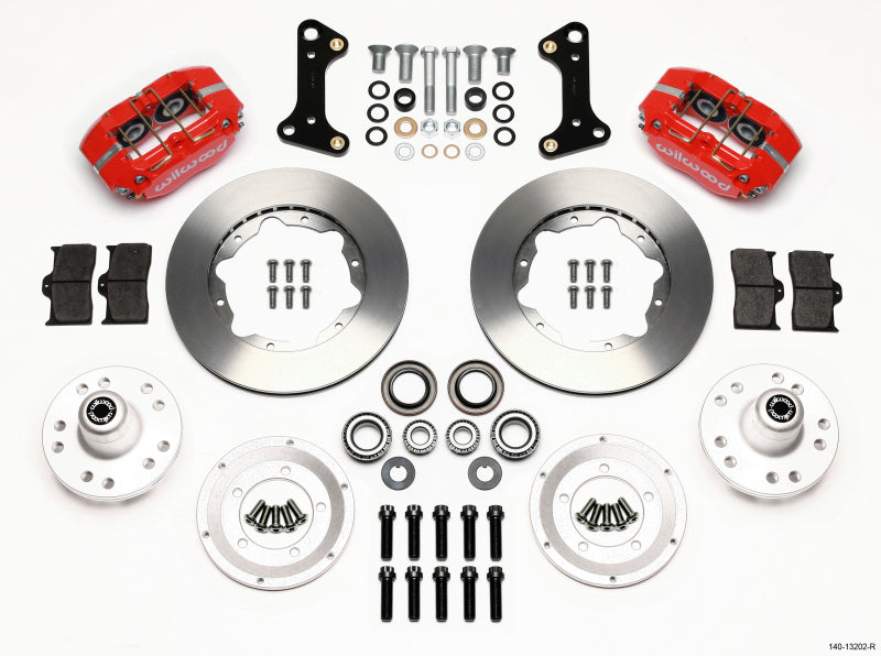 WIL Dynapro Brake Kit - Wilwood Dynapro Dust-Boot Front Kit 11.00in Red 67-69 Camaro 64-72 Nova Chevelle
