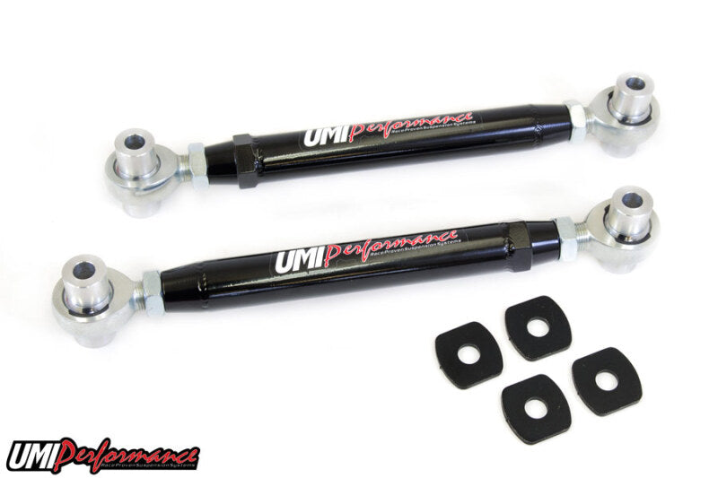 UMI Alignment Toe Arms - UMI Performance 08-09 Pontiac G8 10-14 Camaro Toe Rods CrMo Rod Ends