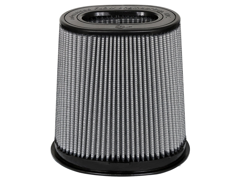 AFE Universal Pro Dry S Filter - aFe MagnumFLOW Pro DRY S OE Replacement Filter 3F (Dual) x (8.25x6.25)B(mt2) x (7.25x5)T x 9H