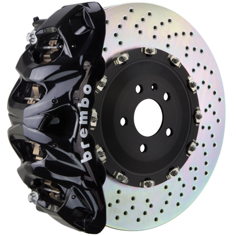 BRB Big Brake Kits - Brembo 19+ Cullinan Front GT BBK 8 Piston Cast 412x38 2pc Rotor Drilled-Black