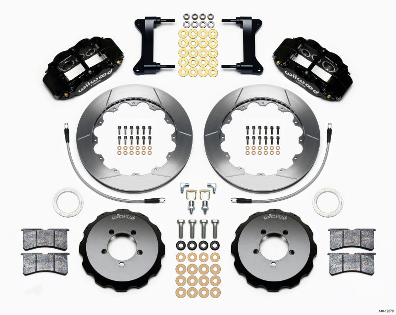 WIL Superlite Brake Kit - Wilwood Narrow Superlite 6R Front Hat Kit 12.88in 2012-Up Toyota / Scion FRS w/ Lines