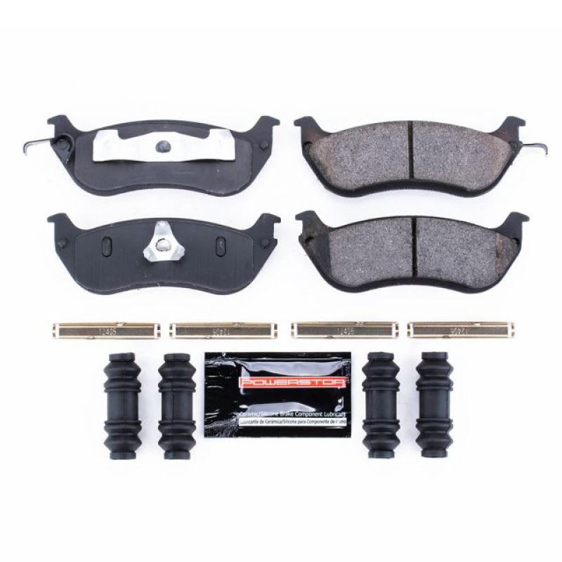 PSB Z23 Evolution Brake Pads - Power Stop 96-02 Ford Crown Victoria Rear Z23 Evolution Sport Brake Pads w/Hardware