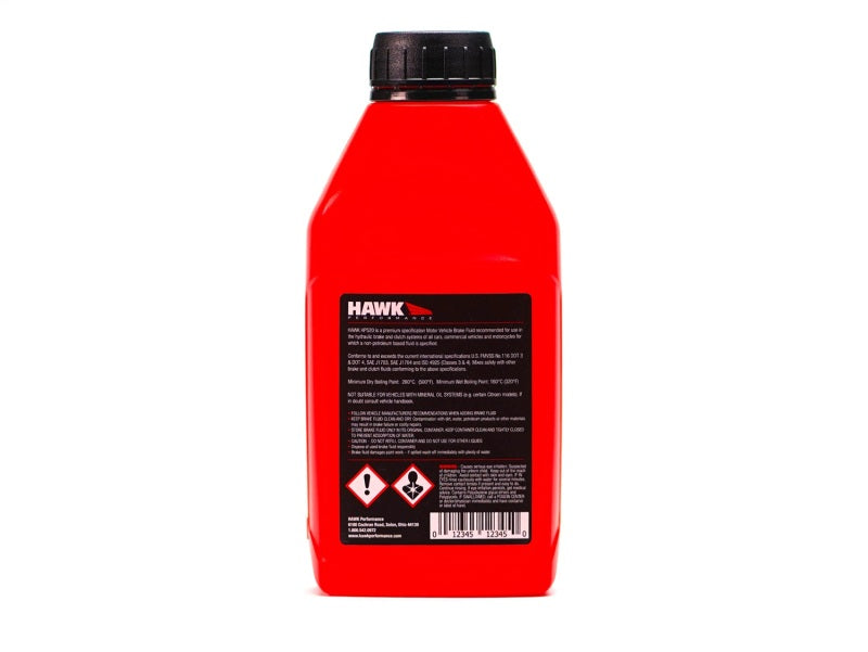 HAWK Brake Fluid - Hawk Performance Street DOT 4 Brake Fluid - 500ml Bottle
