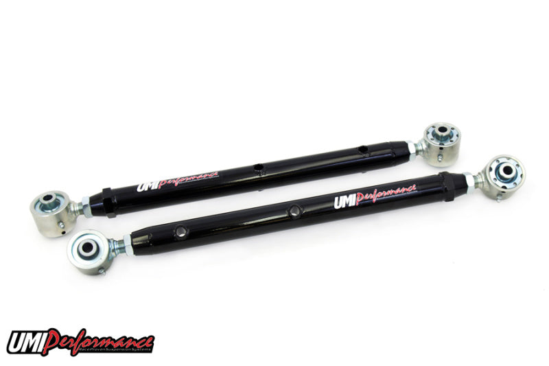 UMI Lower Control Arms - UMI Performance 78-88 G-Body Double Adjustable Control Arms- w/ Roto-Joints