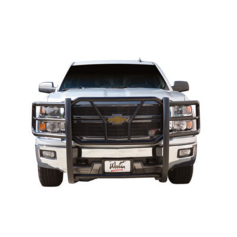 WES HDX Grille Guards - Westin 2014-2015 Chevrolet Silverado 1500 HDX Grille Guard - Black