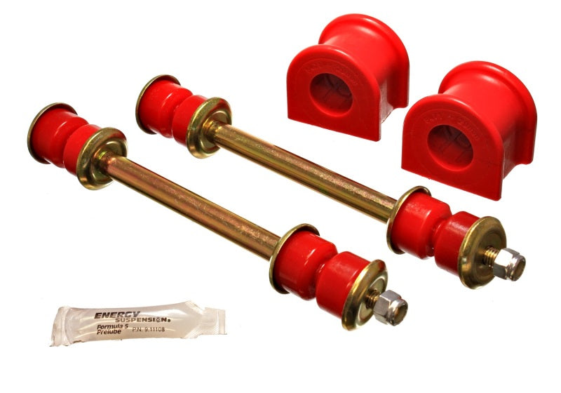 ES Sway Bar Bushings - Red - Energy Suspension 98-10 Mazda B-Series 4WD 29mm Red Front Sway Bar Bushing Set