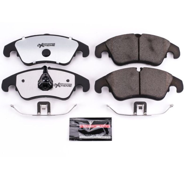 PSB Z26 Extreme Brake Pads - Power Stop 10-16 Audi A4 Front Z26 Extreme Street Brake Pads w/Hardware
