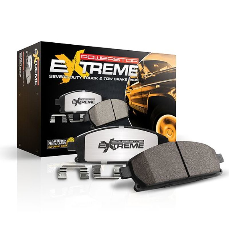 PSB Z36 Truck & Tow Brake Pads - Power Stop 2022 GMC Yukon XL Front Z36 Truck & Tow Brake Pad w/Hardware