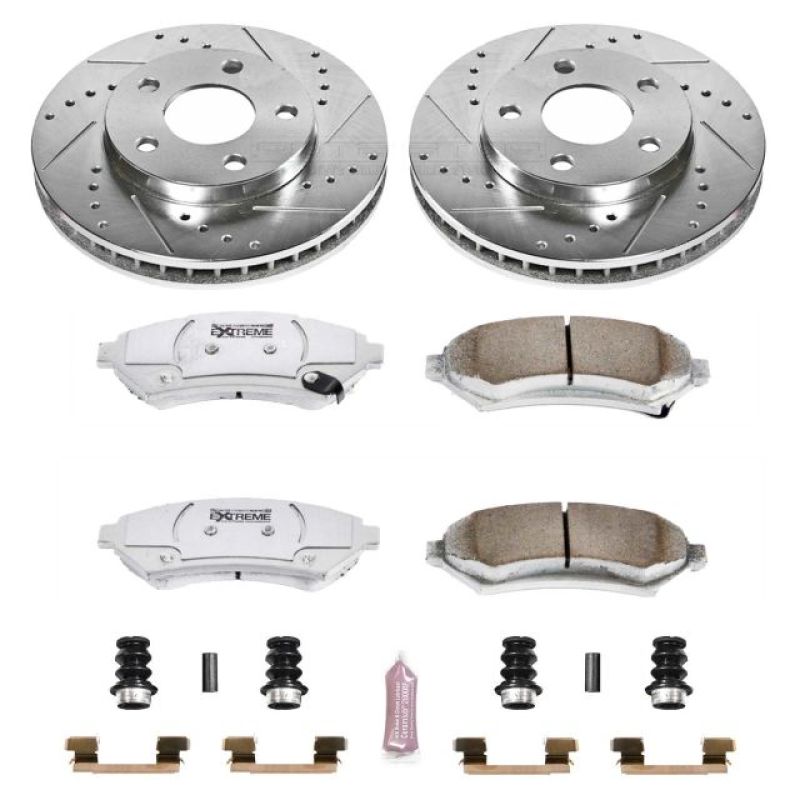 PSB Z26 Street Warrior Kit - Power Stop 97-05 Buick Century Front Z26 Street Warrior Brake Kit