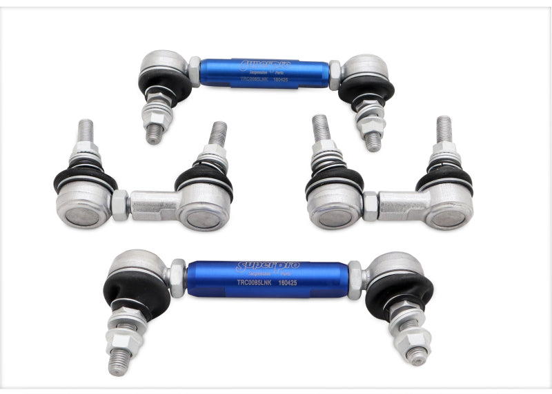 SPR Sway Bar Links - SuperPro 18-23 Kia Stinger HD Adjustable End Link Set (TRC1035 + TRC1085)
