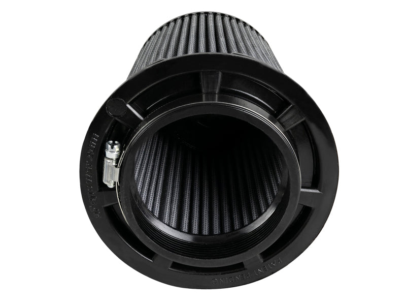 AFE Universal Pro Dry S Filter - aFe MagnumFLOW Pro DRY S Replacement Air Filter 4in F x 6in B (mt2) x 4-1/2in T (Inv) x 7-1/2in H