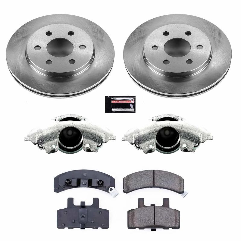 PSB Autospecialty Kit w/Cals - Power Stop 98-99 Cadillac DeVille Front Autospecialty Brake Kit w/Calipers