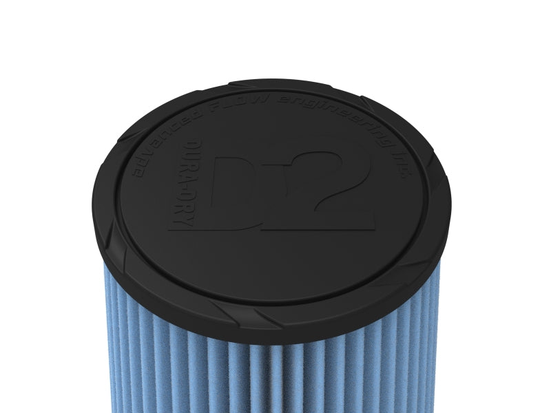 AFE Universal D2 Dura Dry Air Filter - aFe Magnum FORCE Intake Replacement Air Filter w/ D2 Media 5-1/2in F x7in B x5-1/2in T x8in H