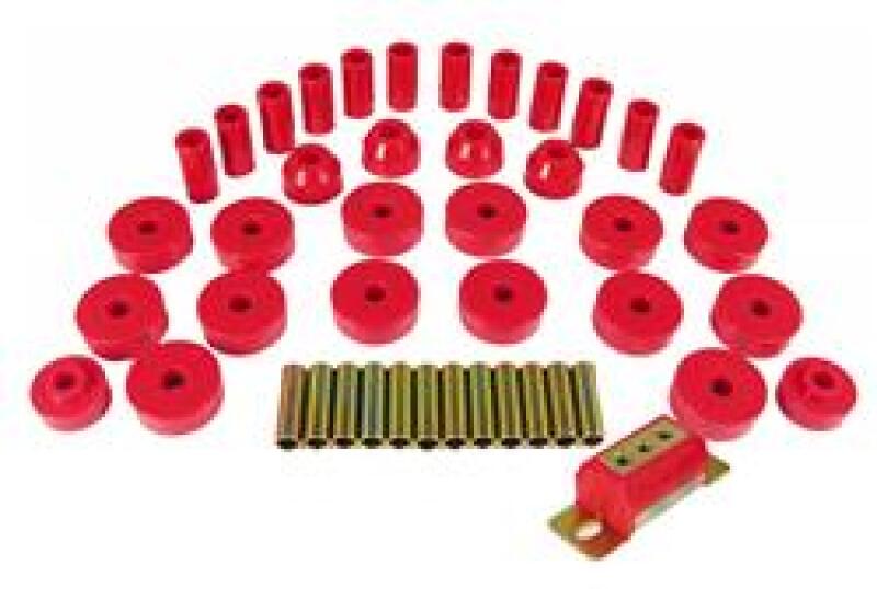 PRO Total Kits - Red - Prothane 74-75 Jeep CJ5 Total Kit - Red