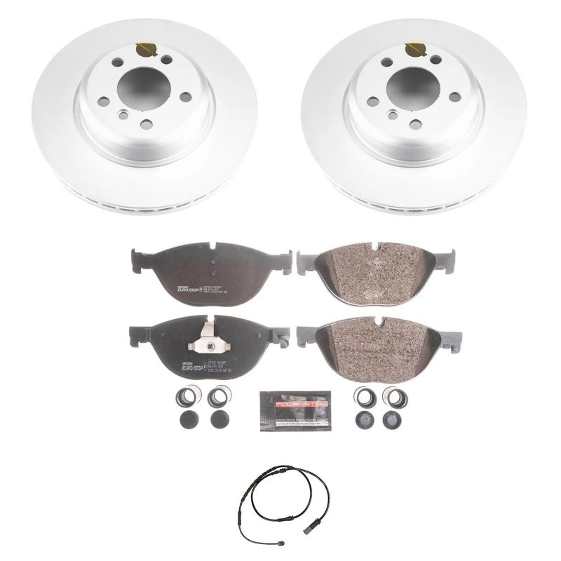 PSB Euro-Stop Kit - Power Stop 12-13 BMW 528i Front Euro-Stop Brake Kit