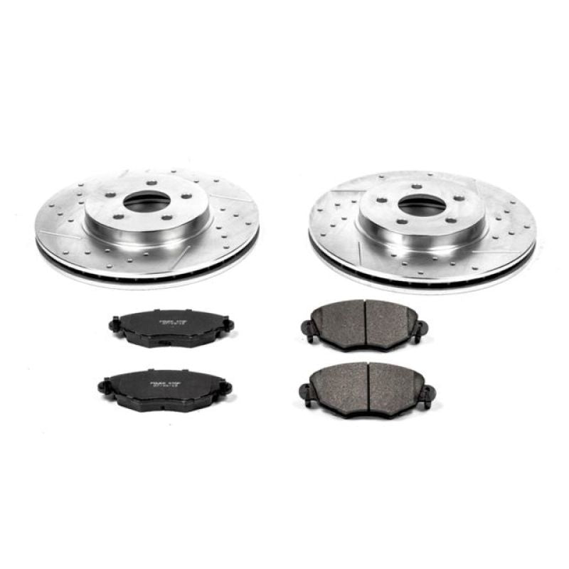 PSB Z23 Evolution Kit - Power Stop 02-08 Jaguar X-Type Front Z23 Evolution Sport Brake Kit