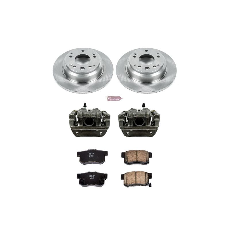 PSB Autospecialty Kit w/Cals - Power Stop 91-95 Acura Legend Rear Autospecialty Brake Kit w/Calipers