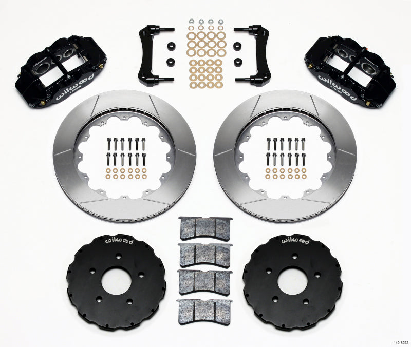 WIL Superlite Brake Kit - Wilwood Narrow Superlite 6R Front Hat Kit 14.00in 2005-up Corvette C6