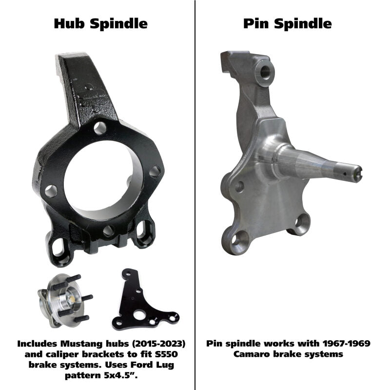 RID Suspension Systems - Ridetech 70-81 Chevrolet Camaro / Pontiac Firebird (2nd Gen) Front Perf. Subframe w/ Pin Spindle